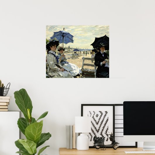 Trouville Beach Poster (Heimbüro)