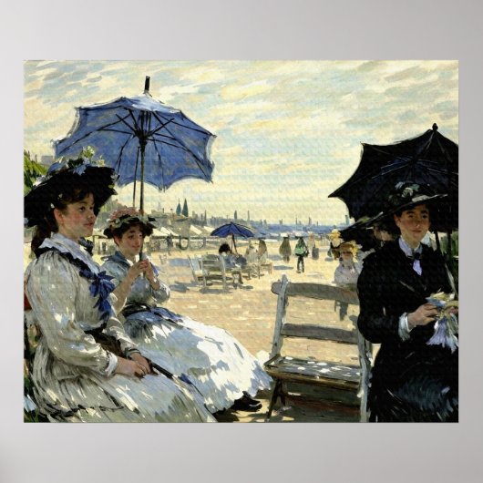 Trouville Beach Poster (Vorne)