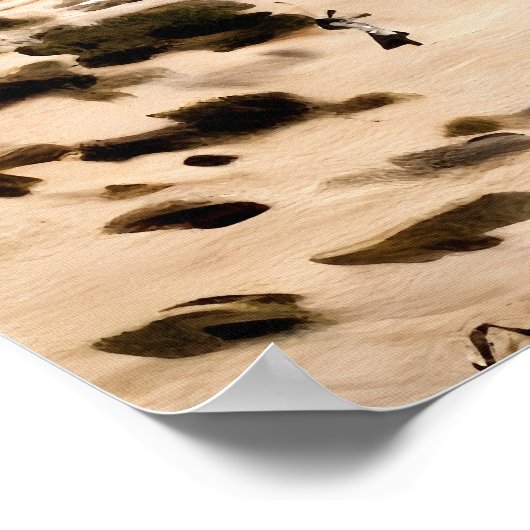 Trouville Breakwater Poster (Ecke)