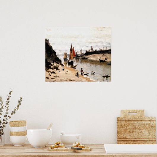 Trouville Breakwater Poster (Küche)