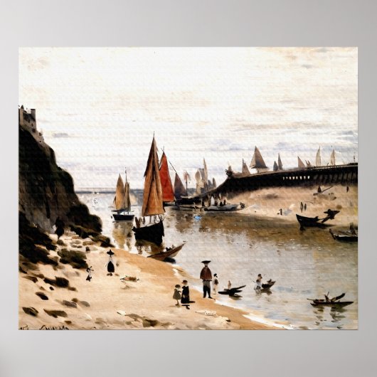 Trouville Breakwater Poster (Vorne)