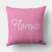 Trow Cushion - Miss Pink Bunny Oars Kissen (Rückseite)