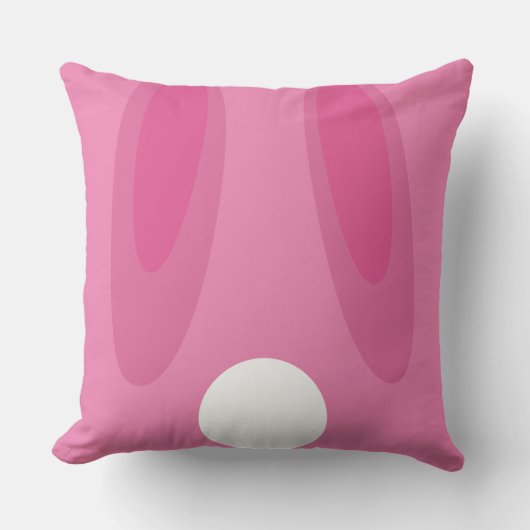 Trow Cushion - Miss Pink Bunny Oars Kissen (Vorderseite)