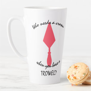 Trowel hübsch Pink und Schwarz Milchtasse
