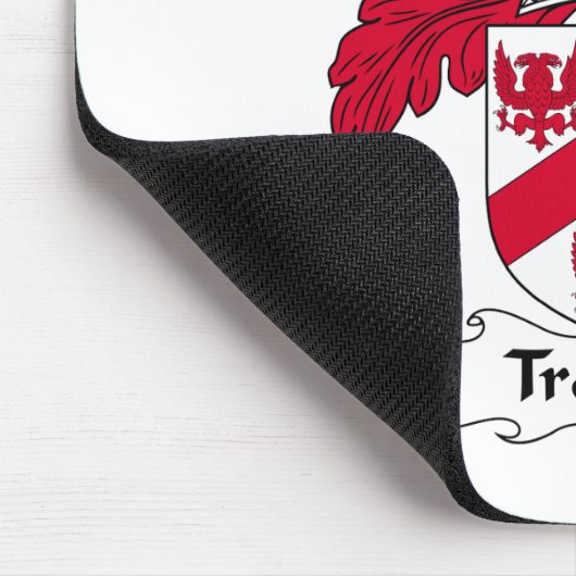 Trower Familienwappen Mousepad (Ecke)