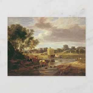 Trowse Meadows, bei Norwich, 1828 Postkarte