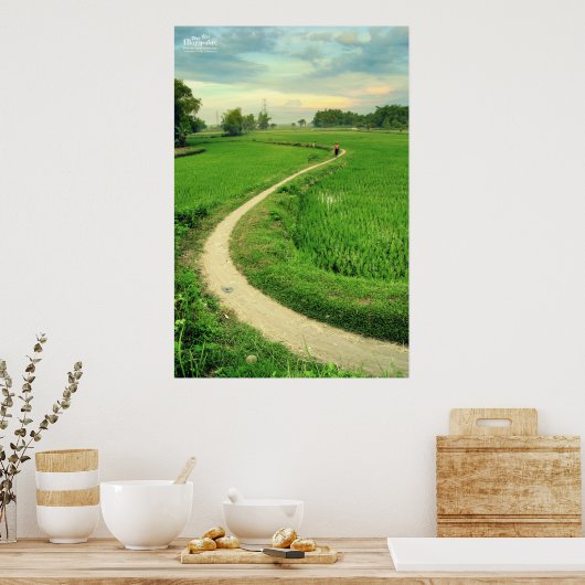 Trowulan Fields Poster (Küche)