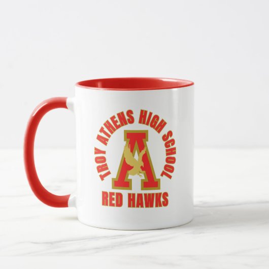 Troy Athens High School Michigan Kaffeetasse (Links)