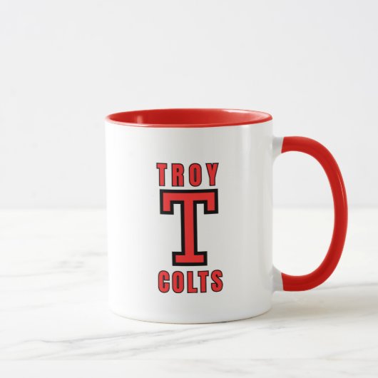 Troy High School Michigan Coffee Mug Tasse (Rechts)