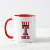 Troy High School Michigan Kaffeetasse (Links)