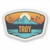 Troy, Idaho Aufkleber (Vorderseite)