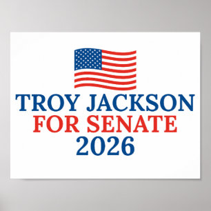 Troy Jackson für den Senat 2026 Maine-Wahl Poster
