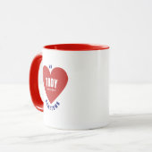 Troy Michigan Heimat Kaffee Tasse (Vorderseite Links)