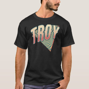 Troy Michigan Nostalgie Vintage Retro T-Shirt