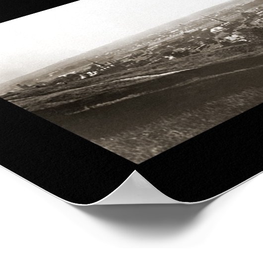 Troy New York Foto 1909 Poster (Ecke)