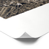 Troy, NY Panorama Karte - 1881 Poster (Ecke)