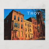 Troy (NY) Postkarte (Vorderseite)