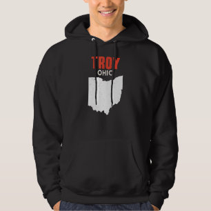 TROY Ohio USA Staat America Travel Ohioan Hoodie