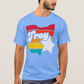 Troy Ohio Vintag Distressed Souvenir 2 T-Shirt