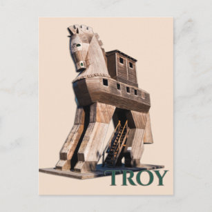 Troy: Trojaner Postkarte