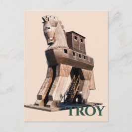 Troy: Trojanisches Pferd Postkarte