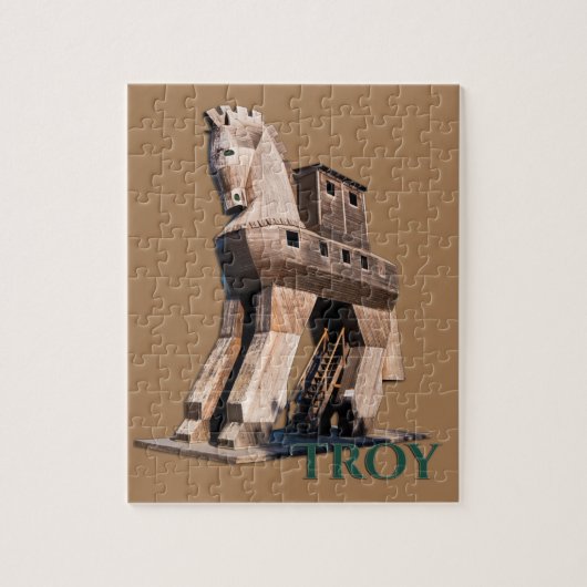 Troy: Trojanisches Pferd Puzzle (Vertikal)