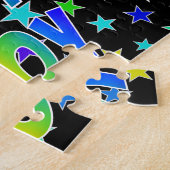 "TROY" Vorname, Spaß "GLÜCKLICHER GEBURTSTAG" Puzzle (Seite)