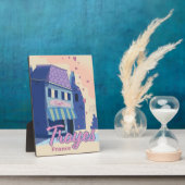 Troyes France Reiseplakat Fotoplatte (Seite)