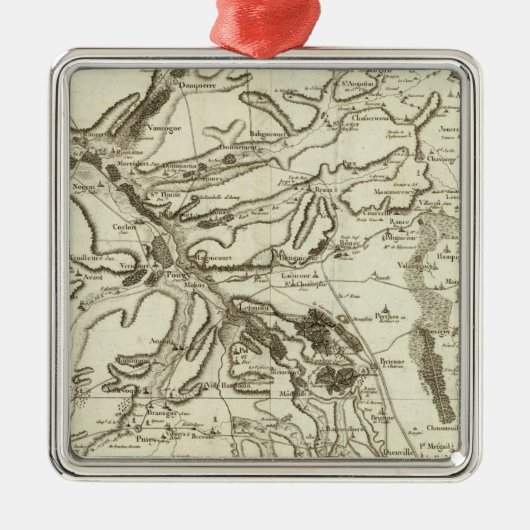 Troyes Silbernes Ornament (Vorne)