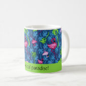 Trpoisches Paradies-Botschaft-Tasse Kaffeetasse (VorderseiteRechts)