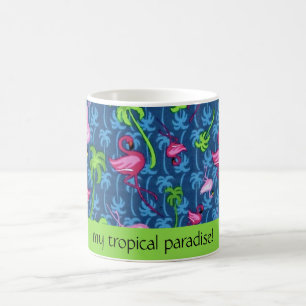 Trpoisches Paradies-Botschaft-Tasse Kaffeetasse
