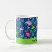 Trpoisches Paradies-Botschaft-Tasse Kaffeetasse (Links)