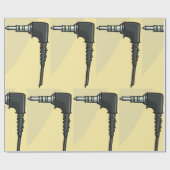 TRRS Audio Jack Connector Tech Gadget Illustration Geschenkpapier (Flach)