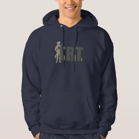 TRT Minuteman-voller Gang Hoodie (Vorderseite)
