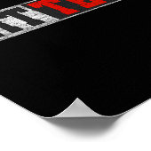 Trt Tech Funny Fitness Workout Cool Gym Poster (Ecke)