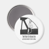 TRTR fuzzy dice button Magnet (Vorderseite/Rückseite)