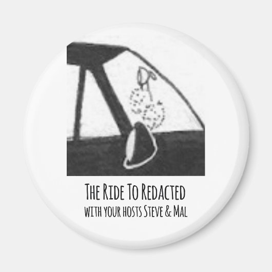 TRTR fuzzy dice button Magnet (Vorne)