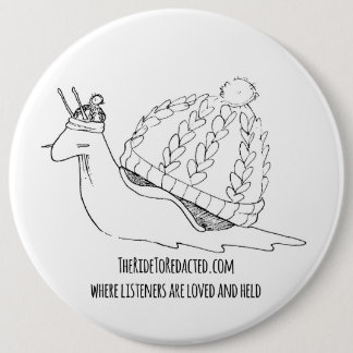 TRTR Sheldon der gemütliche Schnecke Knopf Button