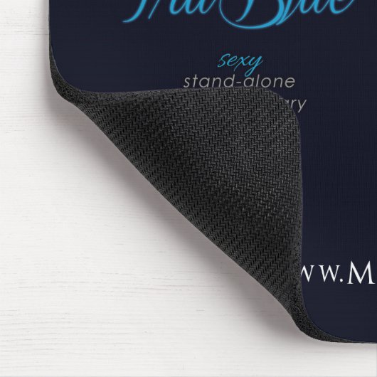 Tru Blue Contemporary Romance Mouse Pad Mousepad (Ecke)