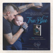 Tru Blue Untersetzer (Vorderseite)