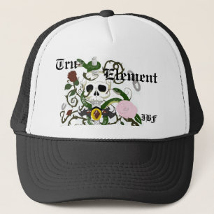 Tru Element-Schädel Truckerkappe