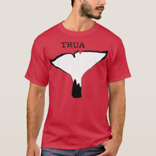 TRUA, die tödlichen Wale Schwanz fließt T-Shirt