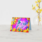 TRUBELIEVE FEE GREETKARTE KARTE (Gelbe Blume)