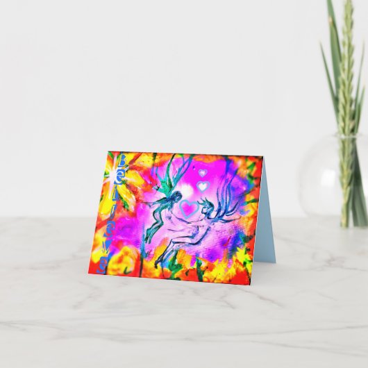 TRUBELIEVE FEE GREETKARTE KARTE (Vorderseite)