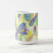 Trüber Libellen Regenbogen Kaffeetasse (Mittel)