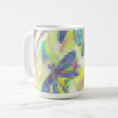 Trüber Libellen Regenbogen Kaffeetasse (Vorderseite Links)