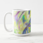 Trüber Libellen Regenbogen Kaffeetasse (Links)