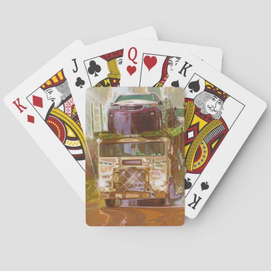 Truck Big Rig Truck-Driver's Card Deck Spielkarten (Rückseite)