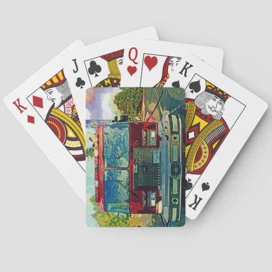 Truck Big Rig Truck-Driver's Card Deck Spielkarten (Rückseite)