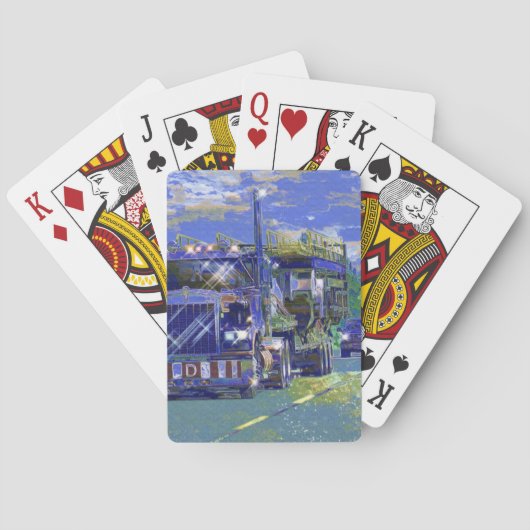 Truck Big Rig Truck-Driver's Card Deck Spielkarten (Rückseite)